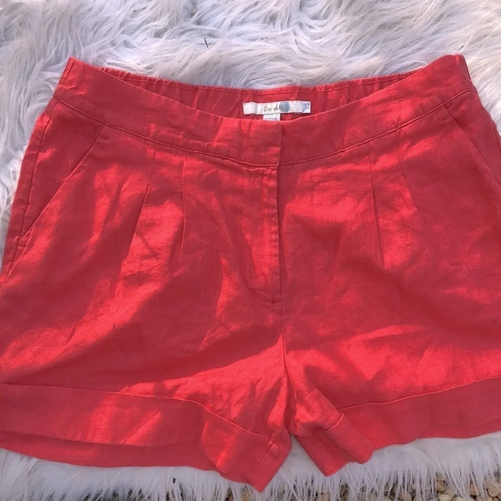 Boden Women's linen Shorts size 4 - Picture 5 of 6